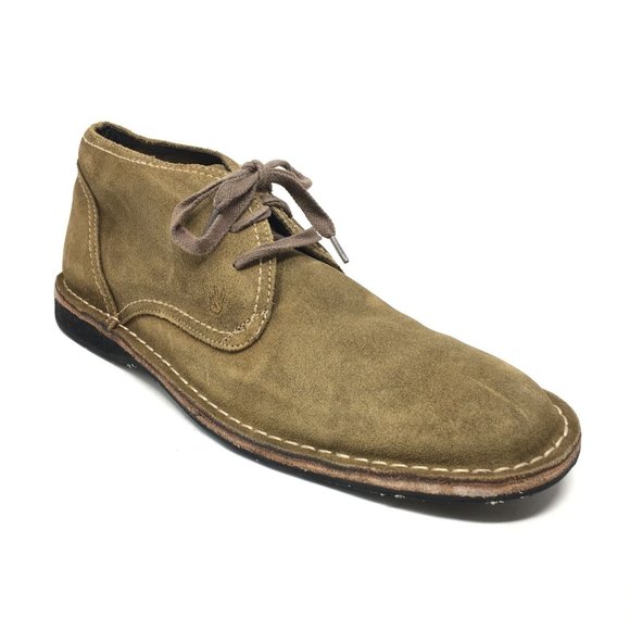 John Varvatos Chukka Boots Size 11.5 Brown Suede main image 4